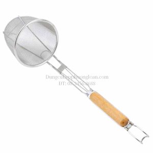 Sóc phở lưới cán gỗ dài