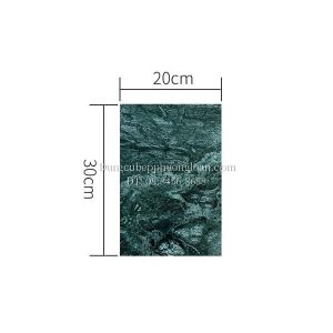Đĩa đá cẩm thạch vân xanh Ấn Độ 30x20cm
