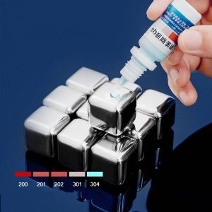 Hộp 4 viên đá lạnh Inox 304