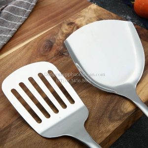 Xẻng xào cán inox xoắn thủng