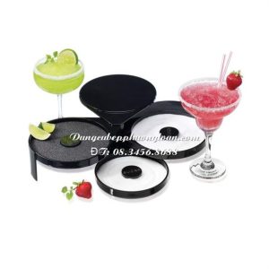 Khay xếp tầng đựng muối, đường, chanh pha chế cocktail