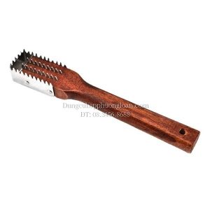 Đánh vẩy cá Inox cán gỗ