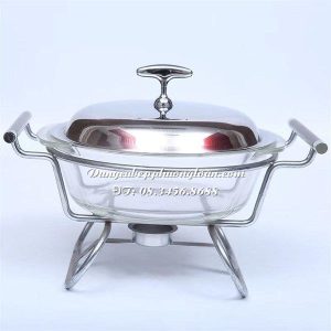 Nồi hấp tròn khay thủy tinh 22cm (LD-140601)