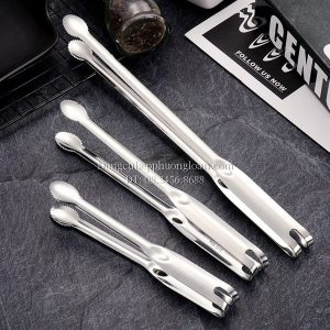 Kẹp gắp thức ăn Inox 304 JB555-7Y (18.5cm)