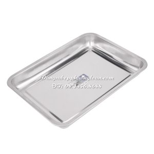Khay Inox 1 lớp sâu 5cm 20x27cm