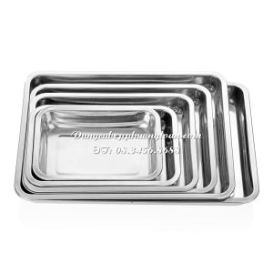 Khay Inox 1 lớp sâu 5cm35x50cm dầy