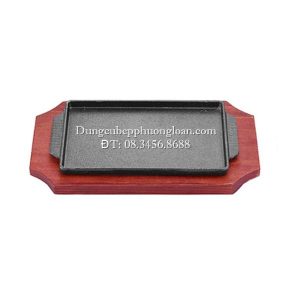 Khay gang nướng chữ nhật 15x25cm TC124-25
