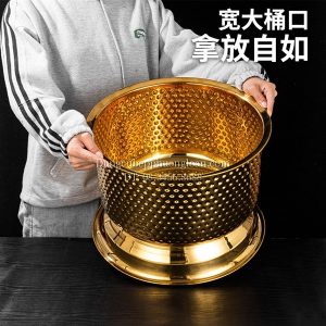 Bâu ngâm rượu inox chấm búa có đế 41cm
