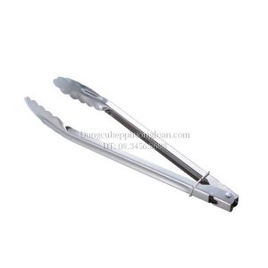 Kẹp gắp thức ăn Inox có khóa 35cm