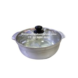 Tô gang cao đáy bằng doa bóng vung kính 25cm