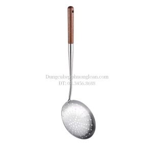 Chao lỗ cán gỗ tròn 16cm