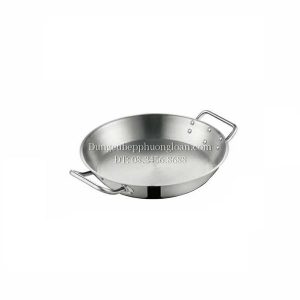 Chảo Inox dùng bếp từ công nghiệp đáy bằng 40cm