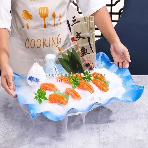 Khay đựng Sashimi chữ nhật 49.5x34x11cm SL-700E