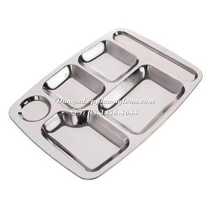 Khay cơm Inox 6 ngăn
