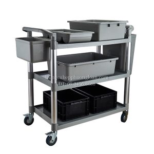 Khay nhựa treo xe đẩy nhựa C004 (33x23x43.5cm)