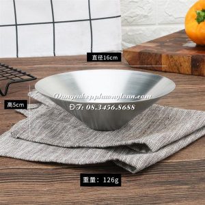 Bát Inox loe Hàn Quốc 16cm