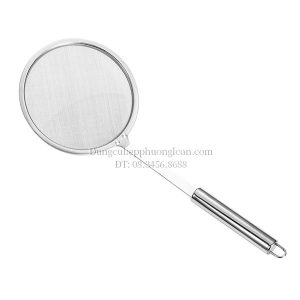 Hớt bọt cán inox tròn 10cm