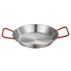 Chảo Inox Hàn Quốc quai đỏ 30cm