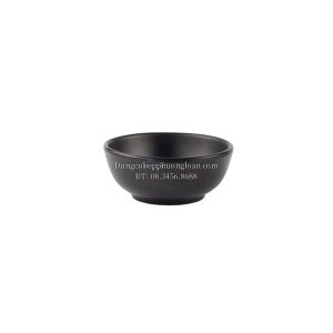 BV176-3.5 Chén chấm tròn nhám 3.5" (Đen)