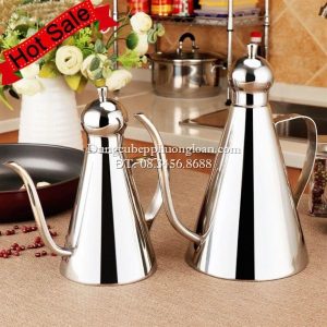 Ấm Inox vòi dài rót xì dầu 1000ml PH-0750