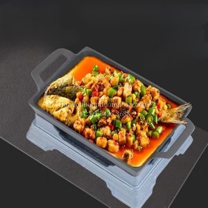 Bộ bếp hâm đốt cồn chữ nhật 24x17cm