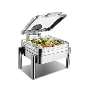 Nồi Buffet hơi vuông 2/3 chân trụ 4023