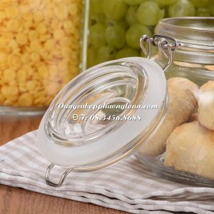 Hũ thủy tinh nắp cài 1.5L