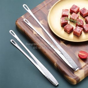 Kẹp gắp đồ nướng Hàn Quốc 28cm inox 304 GRENEN TONGS 001-28AS