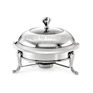 Nồi hấp tròn Inox 28cm (Trắng)