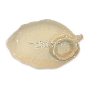 Đĩa lá có ngăn chấm DCL10 (Nâu)