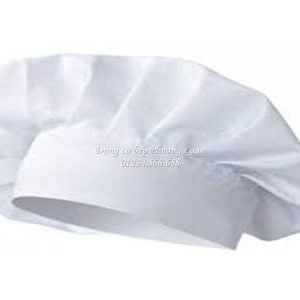 Mũ bếp vải trắng