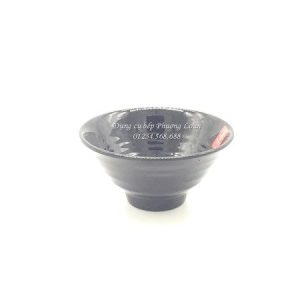 BV041-5 Chén cơm có vân 5 (Đen)