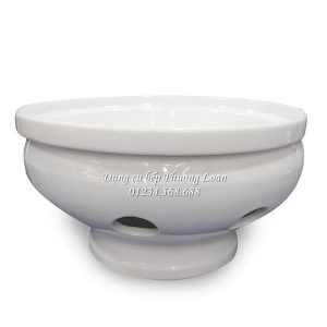 Nồi hấp sứ tròn 9''
