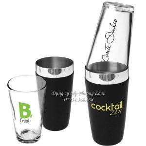 Bình lắc Boston Shaker thủy tinh