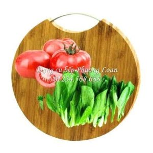 Thớt gỗ tre tròn to TITI