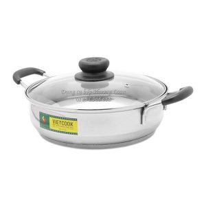 Lẩu nắp kính Vietcook 3 đáy 26cm