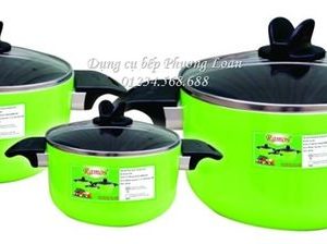 Bộ nồi Ramos không dính đáy từ 3C(16,20,24)