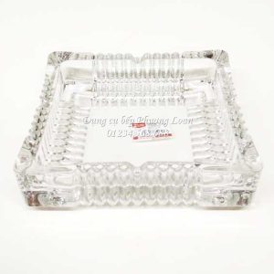 Gạt tàn thủy tinh vuông trung YG8016-4