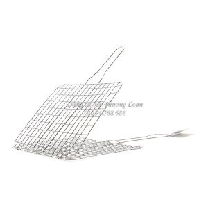 Kẹp Inox nướng hải sản 31x31x3cm