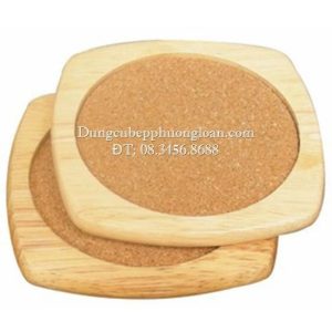 Bộ lót ly 2 cái bầu, bần 22171