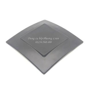 P368 Đĩa vuông sóng lượn 9 (Đen)
