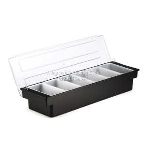 Hộp nhựa đựng Topping 6 ngăn