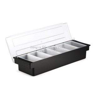 Hộp nhựa đựng Topping 6 ngăn
