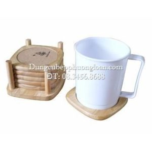 Bộ lót ly 6 cái, bầu bần 20171
