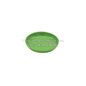T 26 Đĩa muối nhựa phíp (Xanh lá)