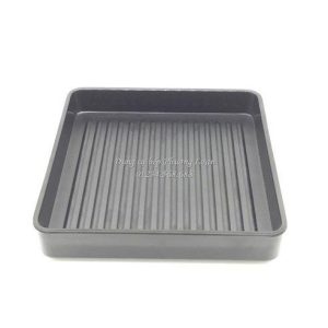 TV082-7.25 Khay vuông nhám 7.25'' (Đen)