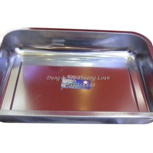 Khay Inox 1 lớp sâu 5cm 40x60cm dầy